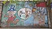 Murales de las promociones del colegio