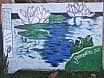 Murales de las promociones del colegio